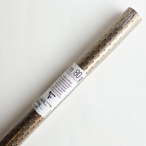 CLAIREFONTAINE Gift Wrap 80g 0.7x2M Art Deco-Feather Default Title