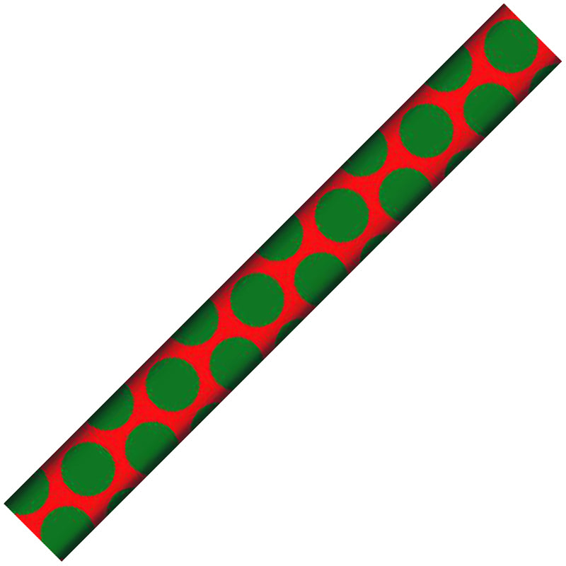 CLAIREFONTAINE Gift Wrap 80g 0.7x5M Red & Green Dots-L Green Default Title