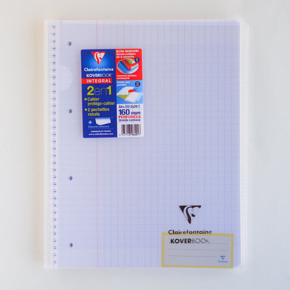 CLAIREFONTAINE Koverbook PP WB Notebook A4+ 225x297mm Seyes White Default Title