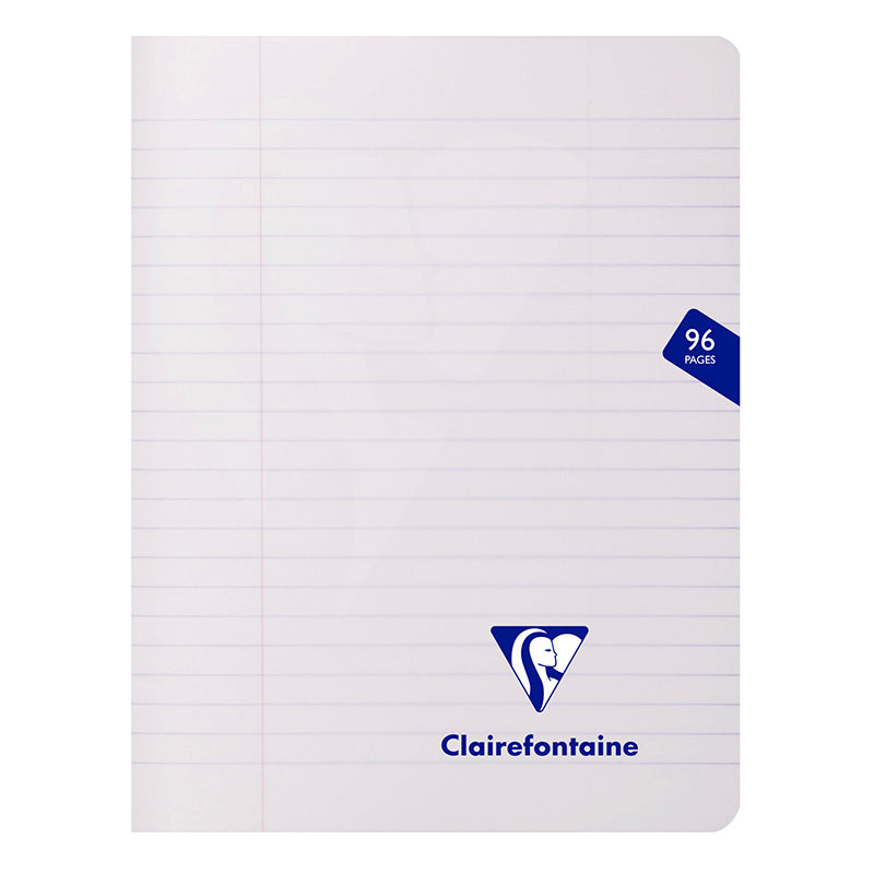 CLAIREFONTAINE Mimesys PP Notebook 17x22cm 96p Lined+M White Default Title