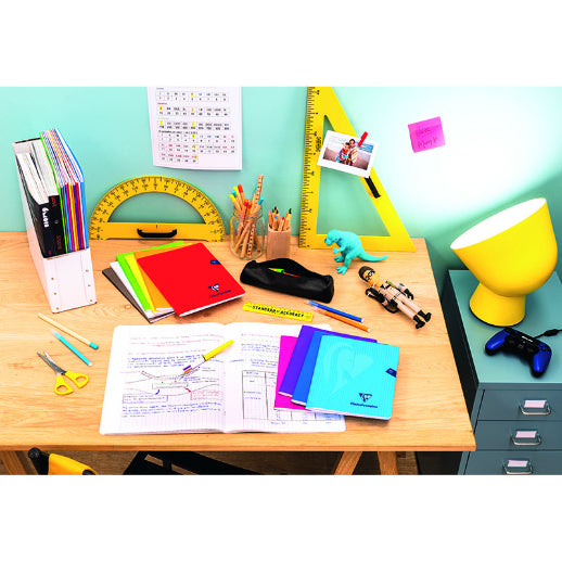 CLAIREFONTAINE Mimesys PP Notebook 17x22cm 96p Lined+M White Default Title