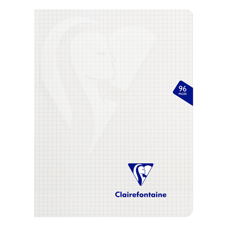 CLAIREFONTAINE Mimesys PP Notebook 17x22cm 96p 5x5 Sq White Default Title