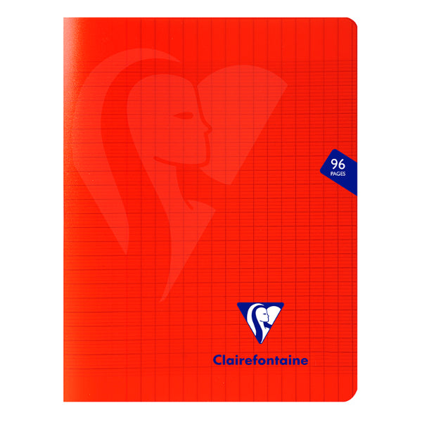 CLAIREFONTAINE Mimesys PP Notebook 17x22cm 96p Seyes Red Default Title