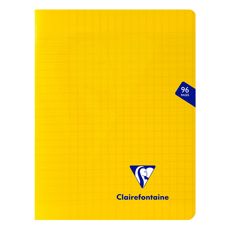 CLAIREFONTAINE Mimesys PP Notebook 17x22cm 96p Seyes Yellow Default Title