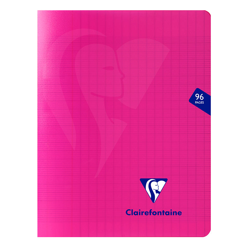 CLAIREFONTAINE Mimesys PP Notebook 17x22cm 96p Seyes Pink Default Title