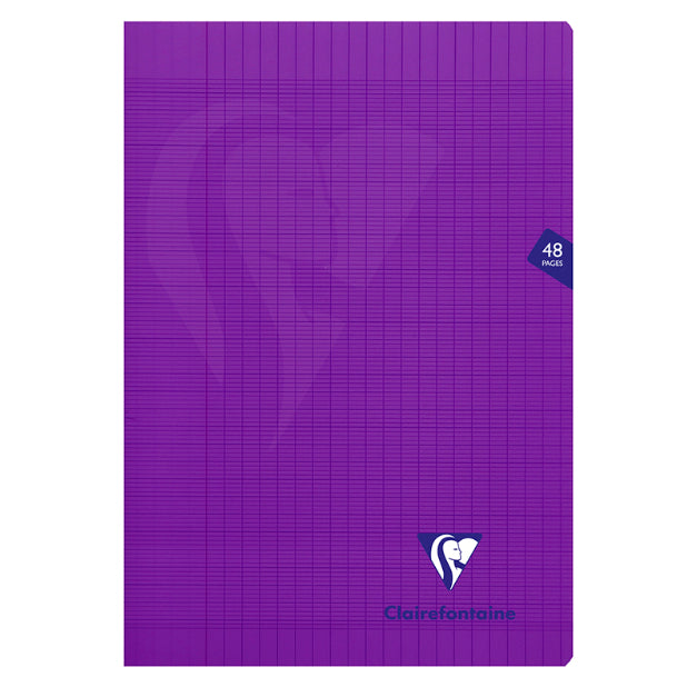 CLAIREFONTAINE Mimesys PP Notebook A4 48p Seyes Lilac Default Title