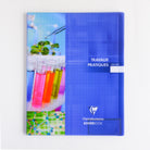 CLAIREFONTAINE Koverbook Trans. PP Lab 24x32cm 64p Seyes Blue Default Title