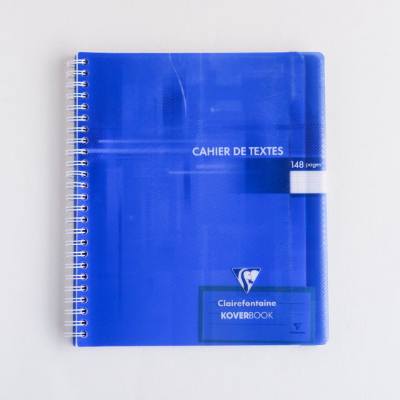 CLAIREFONTAINE Koverbook Wrap TP PP HW 17x22cm 148p Seyes Blue Default Title