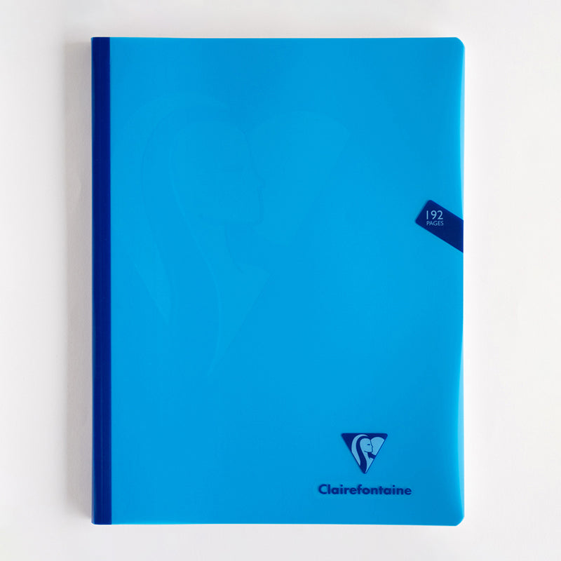 CLAIREFONTAINE Mimesys PP Notebook 24x32cm 192p Seyes Clear Blue Default Title