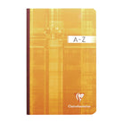 CLAIREFONTAINE Cbound Indexed Book 11x17cm 96s 5x5 Sq Orange Default Title
