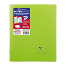 CLAIREFONTAINE Koverbook Opaque PP 17x22cm 96p 5x5 Sq Clear Green Default Title