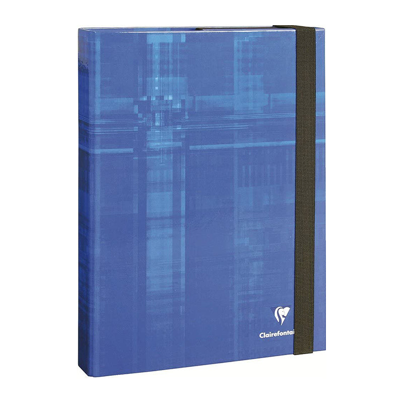 CLAIREFONTAINE Elasticated Cbd Filing Box 21x29.7cm 40mm Blue Default Title