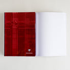 CLAIREFONTAINE Clothbound Notebook 21x29.7cm 192s 5x5 Sq Red