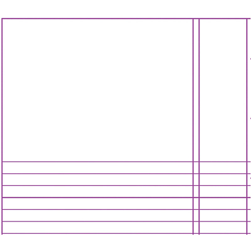 CLAIREFONTAINE Bind'o Block Wbound 22.5x29.7cm 80s Seyes Red Default Title