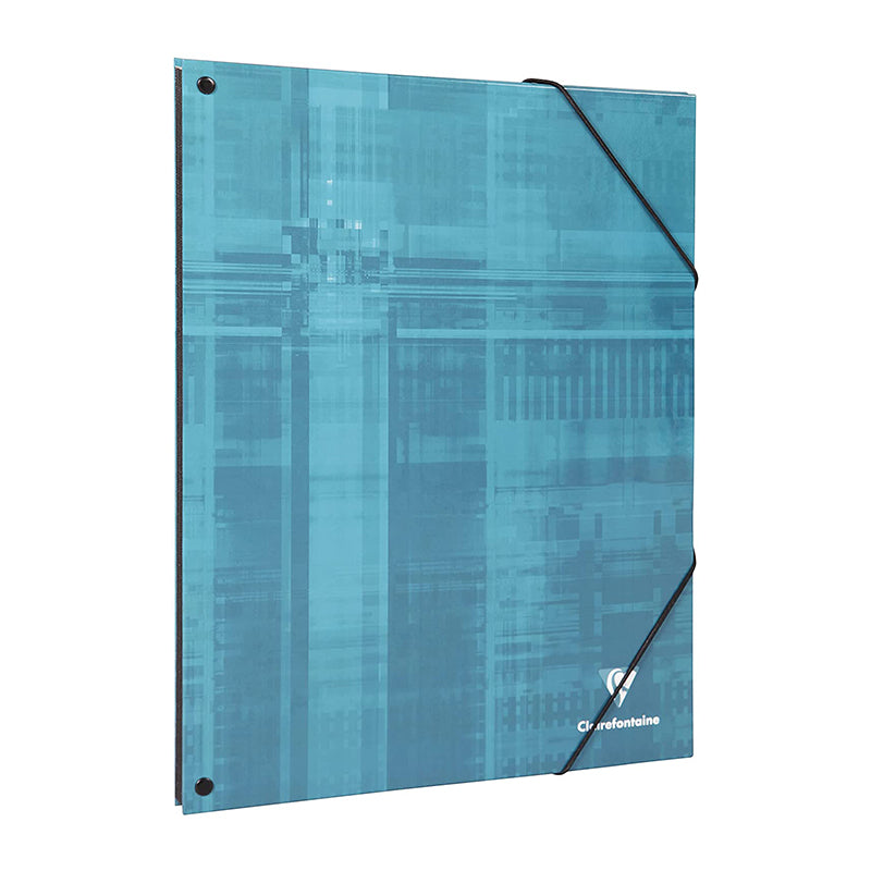 CLAIREFONTAINE Elastic Expanding Folder 21x29.7cm 12 Sec Blue Default Title