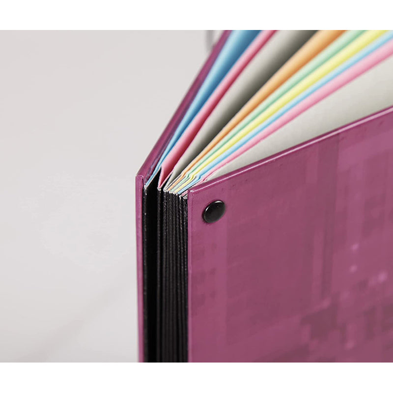CLAIREFONTAINE Elastic Expanding Folder 21x29.7cm 9 Sections Black Default Title