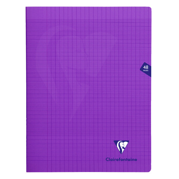 CLAIREFONTAINE Mimeys PP Notebook 24x32cm 48p Seyes Lilac Default Title