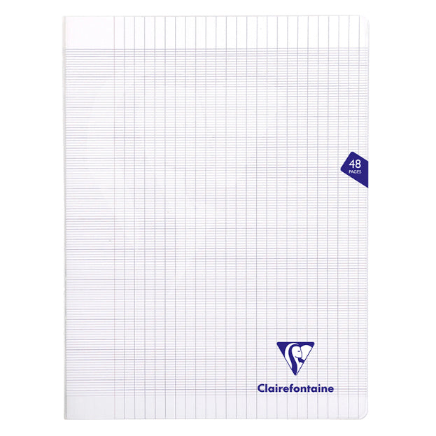 CLAIREFONTAINE Mimeys PP Notebook 24x32cm 48p Seyes White Default Title