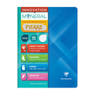 CLAIREFONTAINE Mineral Stapled Notebook 24x32cm 48s 5x5 Sq Blu Default Title