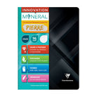 CLAIREFONTAINE Mineral Stapled Notebook 24x32cm 48s 5x5 Sq Blk Default Title
