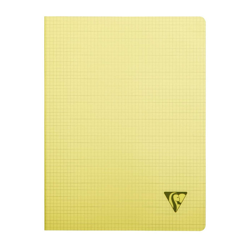 CLAIREFONTAINE Linicolor Stapled Notebook 21x29.7cm 48s 5x5 Sq Yell Default Title