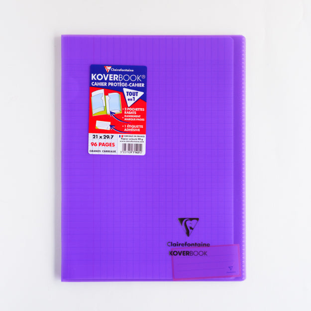 CLAIREFONTAINE Koverbook Trans. PP 21x29.7cm 96p Seyes Lilac Default Title