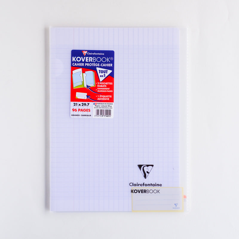 CLAIREFONTAINE Koverbook Trans. PP 21x29.7cm 96p Seyes White Default Title