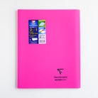 CLAIREFONTAINE Koverbook Opaque PP 24x32cm 96p 5x5 Sq Pink Default Title