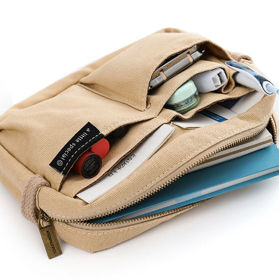 KOKUYO a little special Bag-In-Bag Pouch L Beige Default Title