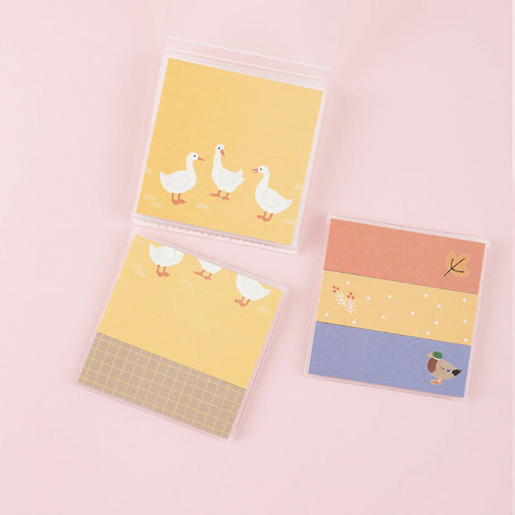 KOKUYO Campus Halco Sticky Note 3 Ducks Default Title