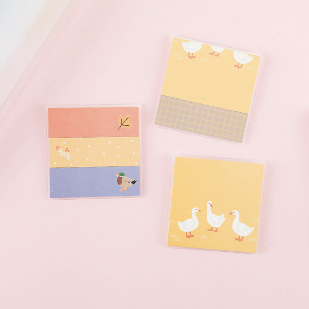 KOKUYO Campus Halco Sticky Note Spring Ducks Default Title