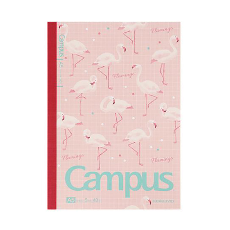 KOKUYO Campus Notebook A5 5mm Grid 40s CNB3448 Flamingo Default Title