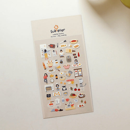 SUATELIER Stickers No. 1117: Vlog Cooking
