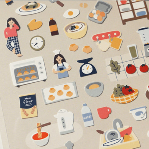 SUATELIER Stickers No. 1117: Vlog Cooking