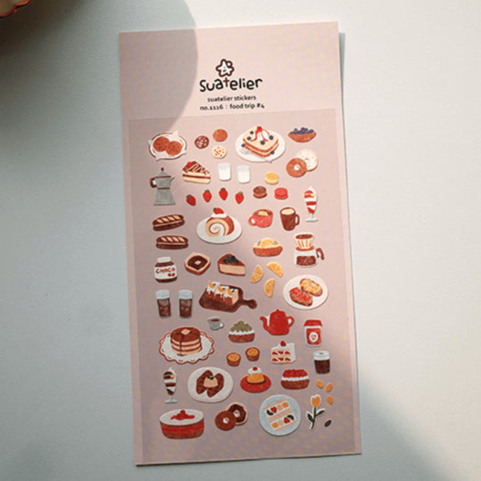 SUATELIER Stickers No. 1116: Food Trip IV