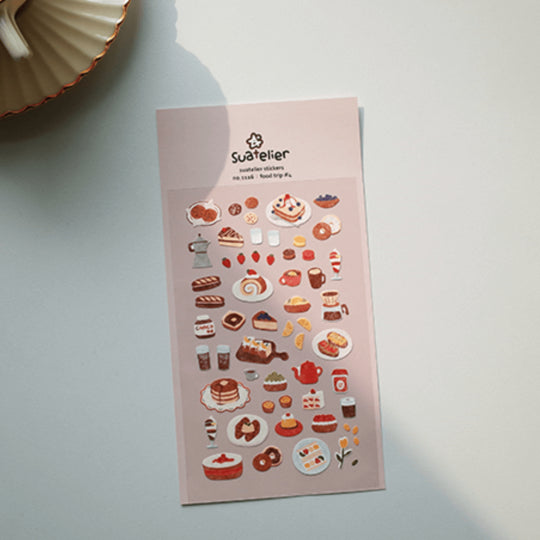 SUATELIER Stickers No. 1116: Food Trip IV