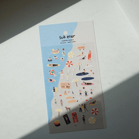 SUATELIER Stickers No. 1111: Swim Swim