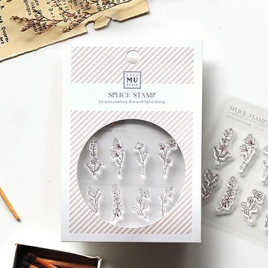 MU My Icon Clear Stamp Set No.11 Mini Botanical