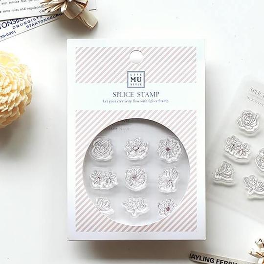 MU My Icon Clear Stamp Set No.09 Mini Flowers
