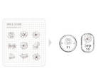 MU My Icon Clear Stamp Set No.09 Mini Flowers