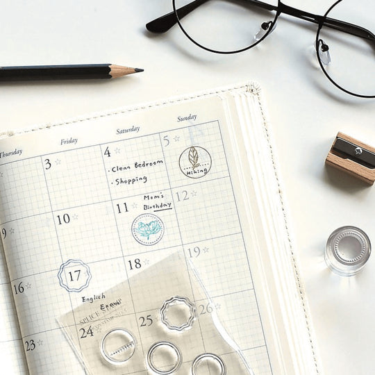 MU My Icon Clear Stamp Set No.07 Frame Series