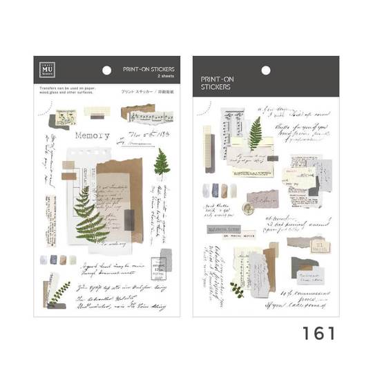 MU Print-On Sticker 2s 161-Random Notes For TheDay