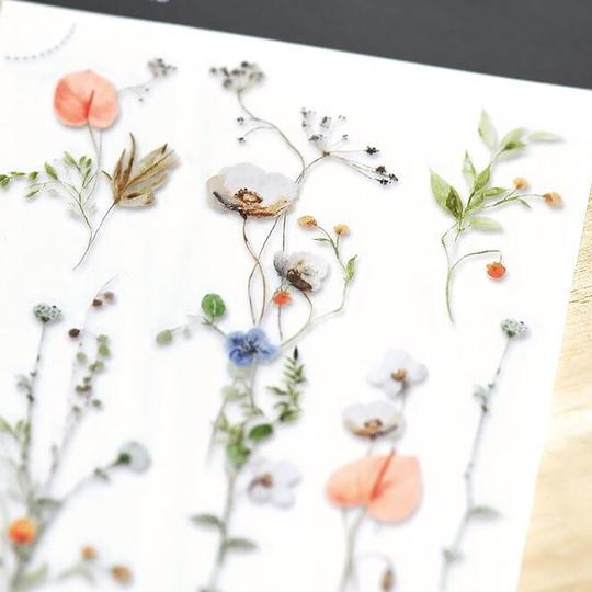 MU Print-On Sticker 2s 160-Floating Flowers