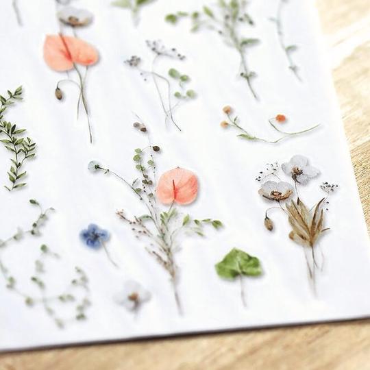 MU Print-On Sticker 2s 160-Floating Flowers