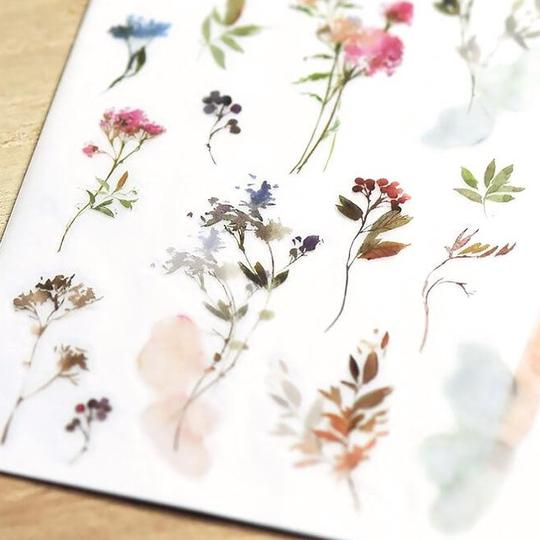 MU Print-On Sticker 2s 159-Shimmer & Shine Flower