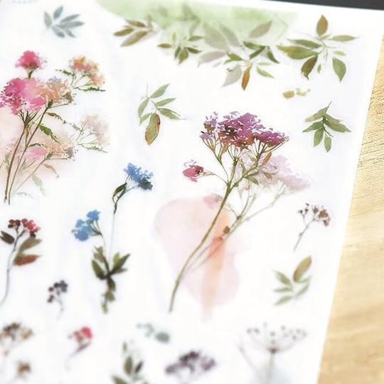 MU Print-On Sticker 2s 159-Shimmer & Shine Flower