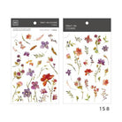 MU Print-On Sticker 2s 158-Sunny & Clear Flower