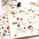 MU Print-On Sticker 2s 158-Sunny & Clear Flower