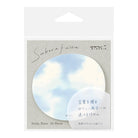 MIDORI Sticky Notes Trans. Sky Light Blue