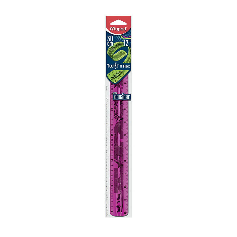 MAPED Twist N Flex Ruler Original 30cm 279010 Purp